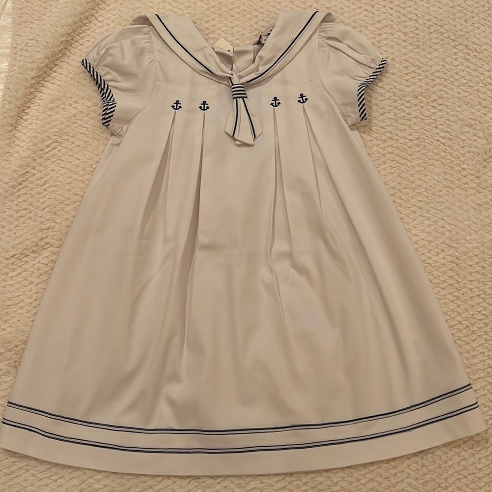 Petit Confection 4T Sailor Dress, NWT